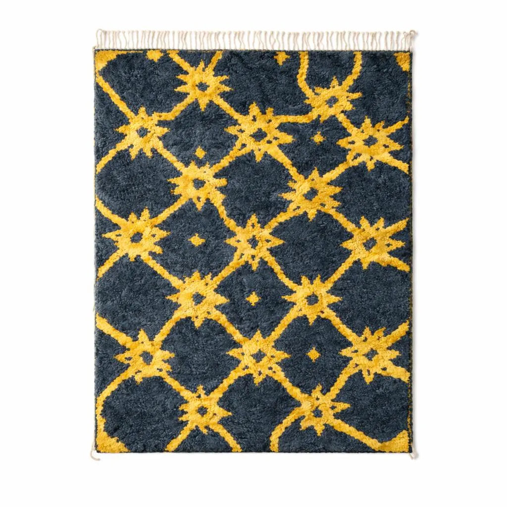 Blue Trellis Rug