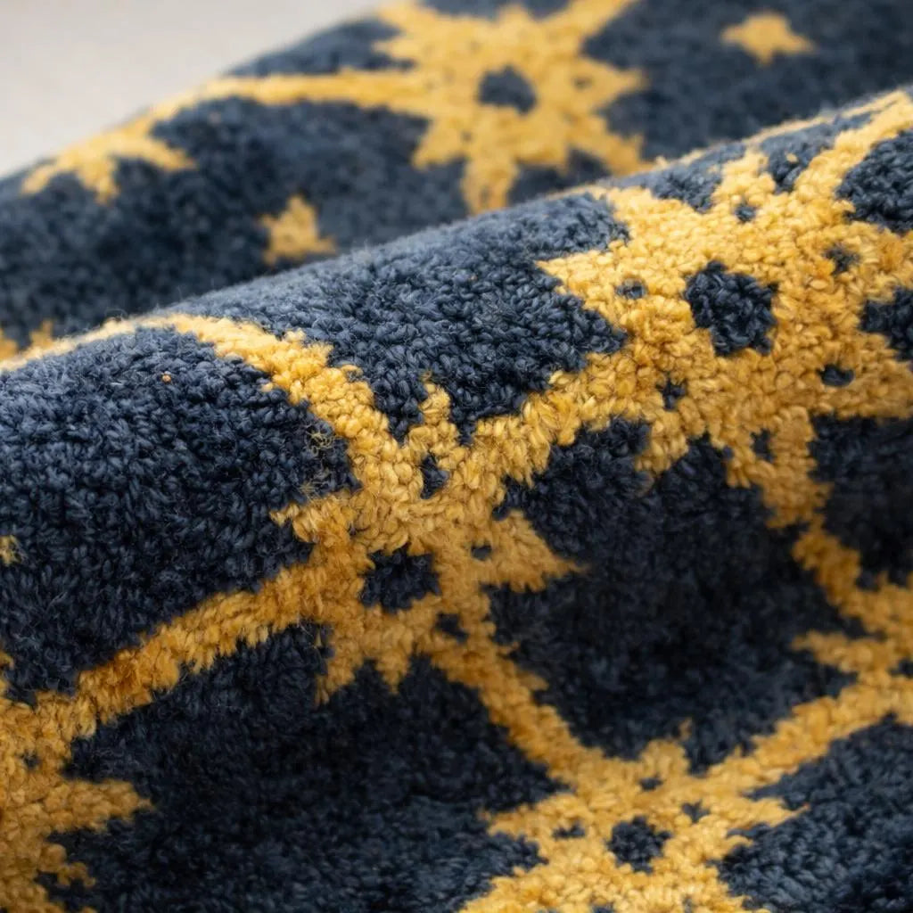 Blue Trellis Rug